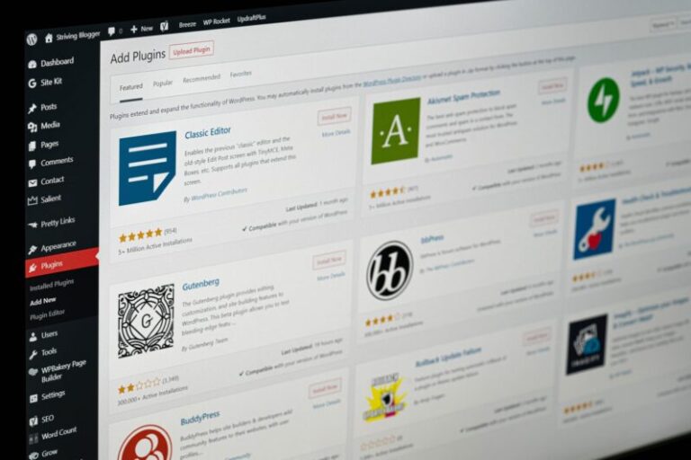 WordPressでサイトを開設する際におすすめのプラグイン