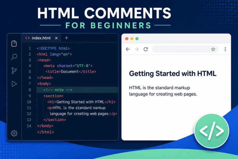 HTMLコメントの書き方｜初心者向けにコメントアウトと注意点を解説