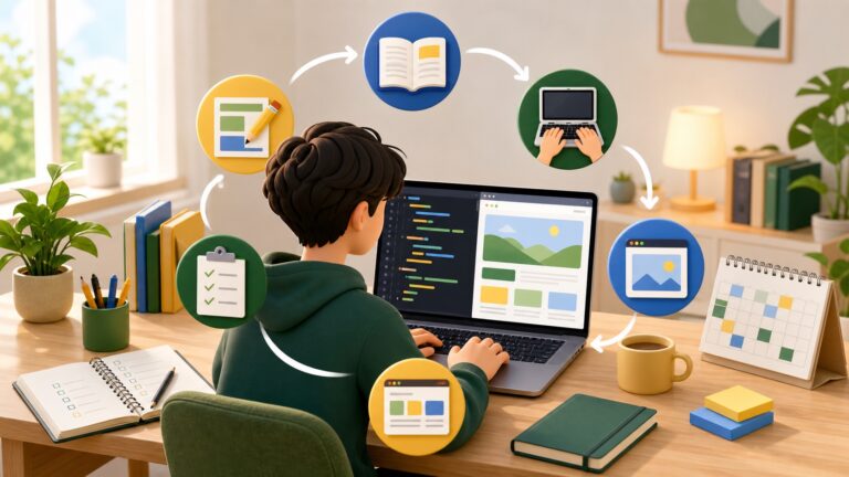 HTML・CSSの勉強方法｜初心者向け4週間の独学手順と続け方