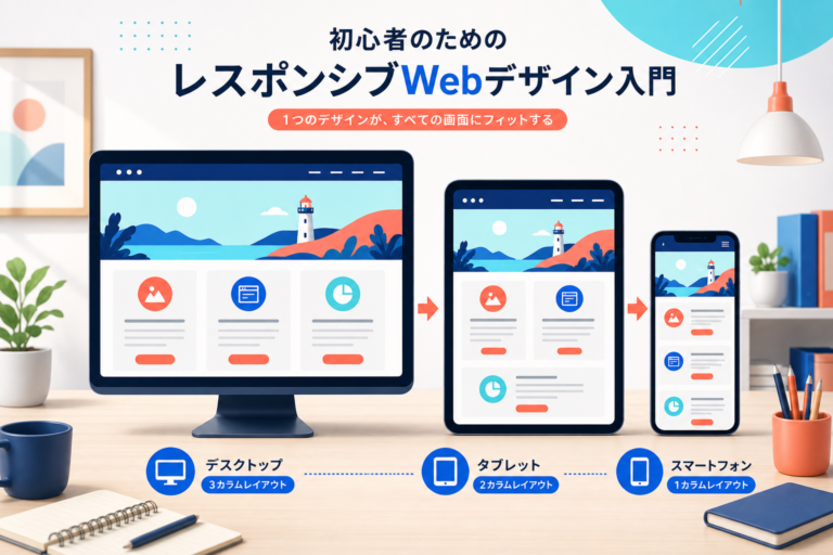 HTMLをスマホ対応する方法｜初心者向けレスポンシブデザインの手順